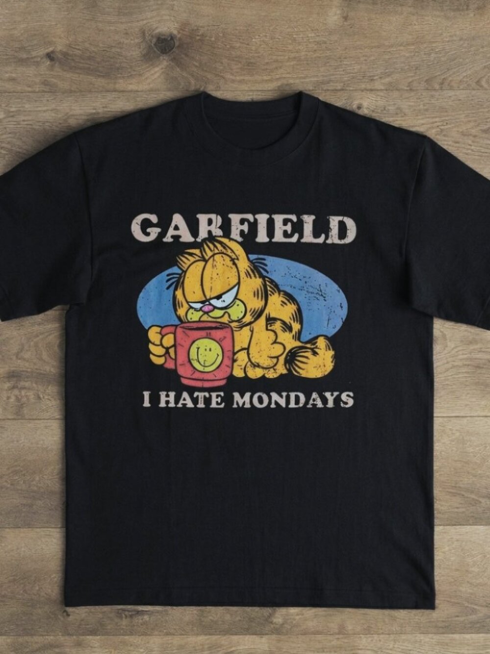 Garfield Short Sleeved T-Shirt | All Size S,M,L,XL, XXL | Free Shipping